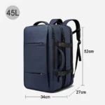 BANGE Travel Backpack Men Business Backpack School Expandable USB Bag Large Capacity 17.3 Laptop Waterproof Fashion Backpack - Image 9